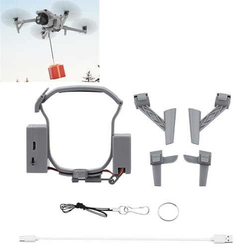 LICHIFIT Sistema Airdrop de dron + engranajes de aterrizaje para DJI Air 3, lanzador de carga útil y transporte