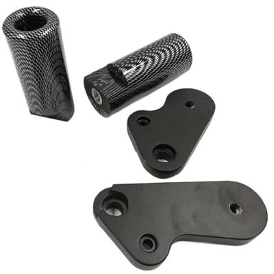 EULYIQAM Motorrad Schieber Sturzschutz Motorrad Carbon No Cut Sturzpads Crash Fallschutz Teile for Yamaha YZF R1 YZF1000 2009-2015 Rahmen Protector(Carbon Look)