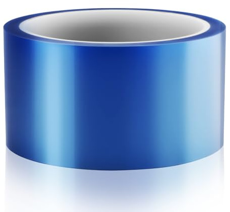 1 Rollen Hitzebeständiges Klebeband 50mmx33m Blau Thermisches Klebeband Sublimationsklebeband Heat Resistant Tape Keine Rückstände für Leiterplatten Elektronische Drucke Wärmeübertragung DIY Handwerk