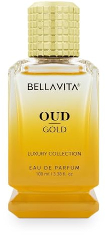 YANG Luxury Oud Gold EDP 100ml Unisex Perfume for Men & Women | Caramel, Rose and Jasmine | Floral Long Lasting Fragrance for Man and Woman