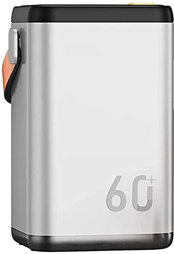 Power Bank 36 W s 60 000 mAh, snabbladdning, extern kraftstation, bärbar laddare, telefonladdare med DC-adapter, 5 utgångar, 3 ingångar, öst batteri