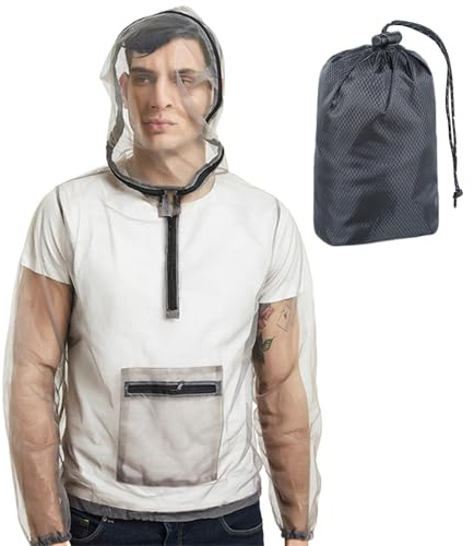 Gnat Jacket Fly Clothing | Giacca Con Cappuccio In Rete Traspirante Per Donne Adulthe Escursionismo Pesca Attività All'Aperto