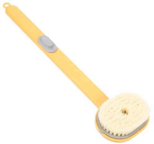 SAFIGLE Brosse Exfoliante Bain à Long Manche, Brosse de Dos Portable en Pp, Nettoyage du Corps, Usage Quotidien