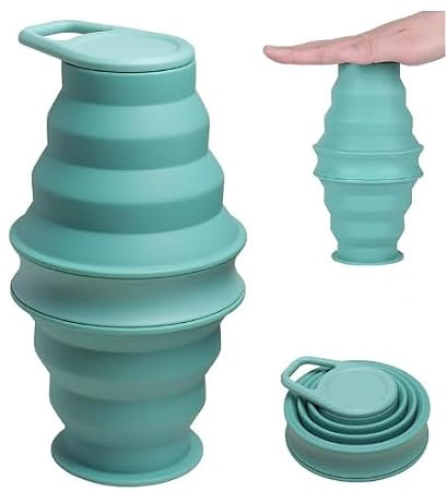 TYSM-CC Botella de agua plegable de silicona