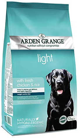 Arden Grange Adult light with fresh chicken & rice 12kg