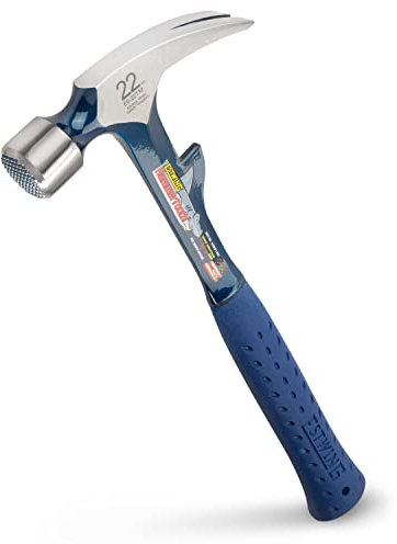 Estwing E6-22TM 22oz 13.5-inch Milled Face Hammertooth Hammer with Vinyl Shock Reduction Grip
