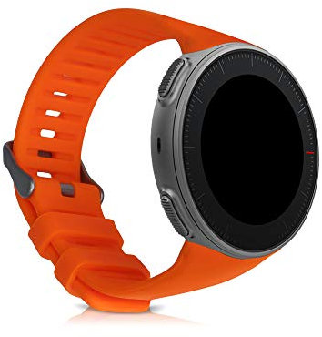 kwmobile Bracelet compatible avec Polar Vantage V bracelet - Bracelet de rechange pour fitness tracker en TPU - orange