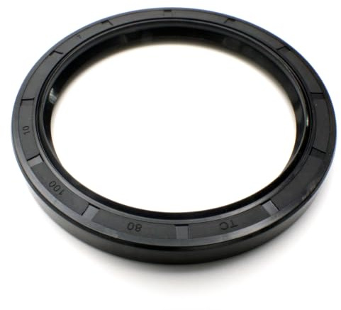 Parts and Parts Radialwellendichtring 80x100x10mm, AS/TC/BASL/WAS, DIN 3760 Simmerring, NBR 70, hitze & chemikalienbeständig, ideal für Motoren, Pumpen, Getriebe & industrielle Anwendungen