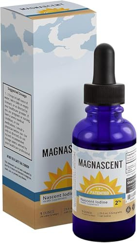 Magnascent Naciente Suplemento de Yodo - Alta Potencia 2% Gotas de Yodo Líquido - Promueve los Niveles de Energía - 1 oz (30 Mililitro)