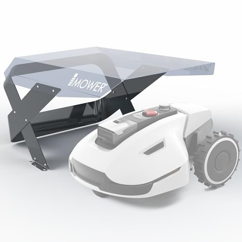 Idea Mower Garaje para robot cortacésped Mobius compatible con Mammotion Yuka, cubierta contra la intemperie de policarbonato