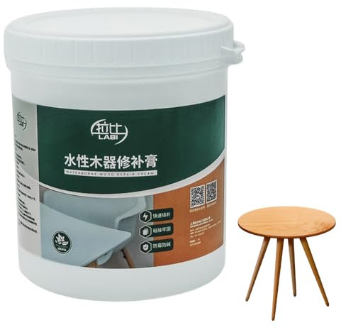 Laluerck Stucco liquido per legno, crema per rifinitura e rifinitura legno, mastice liquido per la riparazione di graffi sul legno