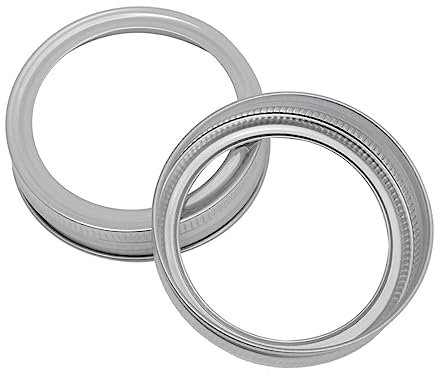 MOLUCKFU 24St Hebejoch Jar Aufhänger Jar Dekoration Jar Deckelringe Drahtgriffe für Einmachgläser Drahtbügel Glaszubehör Deckelring für Einmachgläser Silver