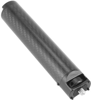 Rtxbvg Cold Shoe Mount Adapter with Gimbal Grip with Carbon Fiber Handle for WEEBILL S Lab Monitor Microphone Stabilizer