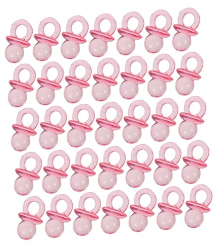 Abaodam 150pcs Mini Pacifiers Acrylic Boy Girl Pacifiers for Shower Decorations Games Party Fillers