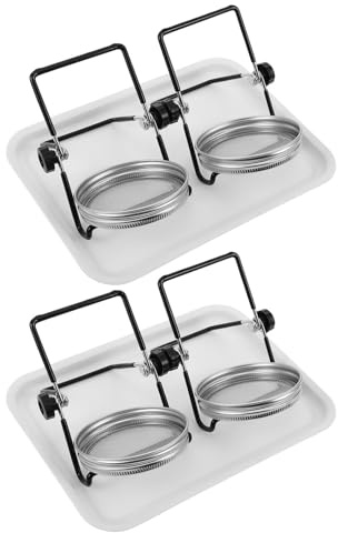Angoily 2 Juegos Kit De Brote De Cocina Kit De Brote De Frasco De Boca Ancha para Principiantes para Frascos De Albañil Accesorios Transparent