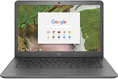 HP Chromebook 14 G5 Laptop, Intel Celeron N3350 Processor, 14 Inch Notebook, 8GB RAM, 32GB eMMC, US QWERTY Keyboard, Chrome OS (Renewed)
