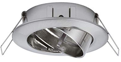 Paulmann 93730 LED Einbauleuchte Premium Line Einbaustrahler 230V Deckenspot Eisen gebürstet schwenkbar ohne Leuchtmittel max. 1x50W 230V GU10