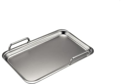 Bosch HEZ390512 Zubehör für Kochfelder, Teppan Yaki (groß), zur Zubereitung japanischer Küche, Made in GermanyEdelstahl