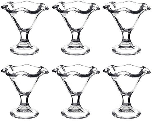 Bormioli Copa de Helados y Batidos, Claro, 6