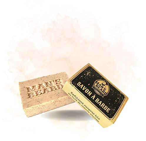 Man's Beard – Sapone esfoliante al latte di capra alpina, per una crescita omogenea della barba, produzione francese