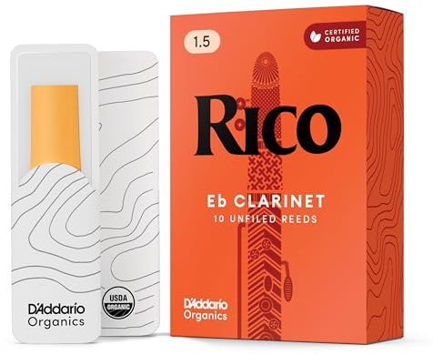Rico by D'Addario Blätter für Eb-Klarinette, Stärke 1,5, 10er-Packung