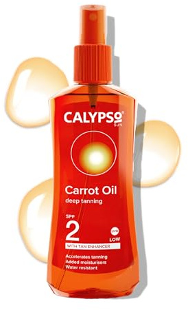 Calypso Karottenöl Deep Tanning Spray mit LSF2, 200 ml