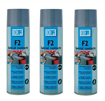 KF Lot de 3 Bombes de nettoyage KF F2 Spécial Contact - 100ml