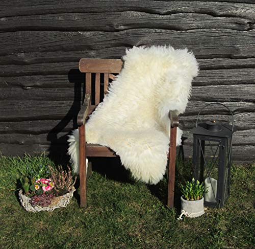Felltrade Vera pelle di pecora ecologica e lana merino, conciatura ecologica (110-120 cm)