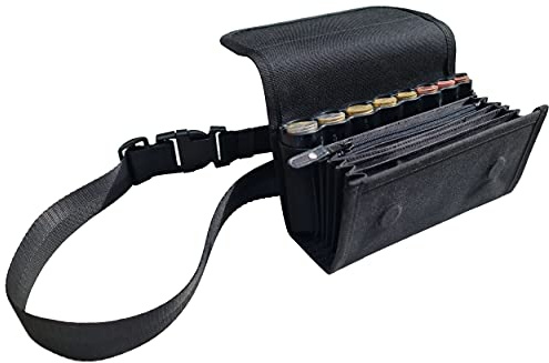 CLAIRE-FONCET Nuevo Modelo, el Rolls de Las Carteras de Camarero en Lona Impermeable, 1 Bolsillo con Cremallera + 4 Compartimentos Interiores Forrados, con Dispensador de 8 Monedas, Cierre de Imán