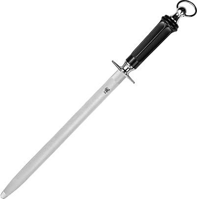 MITSUMOTO SAKARI 40 cm Afilador de Cuchillos Profesional con Mango de ABS y Potente Imán - Chaira de diamante para Afilar Cuchillo Japonés de Acero de Alto Carbono