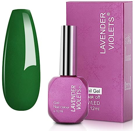 Lavender Violets 12ml Gel Nail Polish UV LED Soak Off Nail Lamp Curing Manicure Pedicure Larger Content Salon Quality Fairway H458
