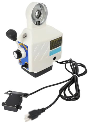 X-Axis Feed Fresado Pequeño Volumen APF-260 Power Feed Fresado X-Axis Power Tabla Feed para Fresadora Bridgeport Fresadora de Mesa de Fresado de Mesa de Alimentación Juego de Herramientas 220V 135lb