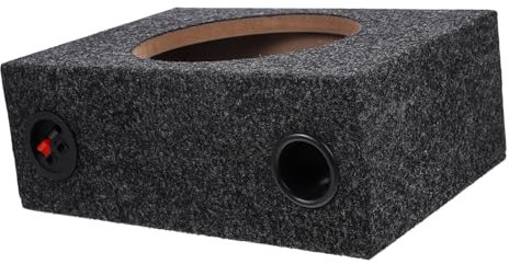 JECOMPRIS Subwoofer-gehäuse Für Auto Aus Holz Und Abs Mit Kräftigen Bässen Leicht Tragbar Für Einfache DIY-Installation Geeignet