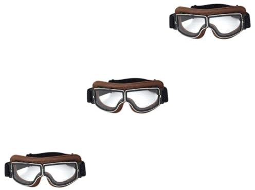 VANZACK 3St sonnenbrille schutzbrille getönt goggles cycling glasses radsportbrillen motorradbrille Dirtbike-Brille Winterbrille fahrradhelm brille Skihelm Helmbrille Motorbrille