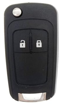 JZK 2 Tasten Ersatz Schlüsselanhänger Hülle Kompatibel für Opel Astra J Insignia A Meriva B Zafira C Mokka Autoschlüssel Cover Auto-Fernbedienung Schlüsselgehäuse