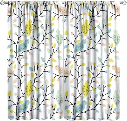 3D Bedruckte Kinderzimmergardinen, Verdunkelungsgardinen Für Das Schlafzimmer Und Wohnzimmer, Geräuschdämmend, Isolierend, Softes Mikrofaser-Set Mit 2 Stück, Heimdekoration 280X180 Cm -A-339771-242069
