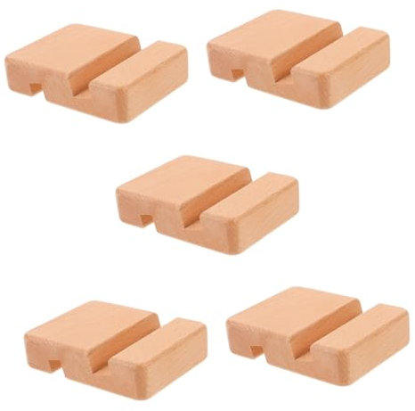 STOBOK 5 Stücke Stabile Stickerei Hoop Holz Basis Stehen für Kreuz Hoops