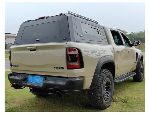 YBDFCBF 5,3 FT Laderaumabdeckung Pickup Truck Topper kompatibel for Dodge Dakota Crew 2014–2025 Laderaumabdeckung mit Schloss, LKW-Ladeflächenüberdachung, Hardtop-Überdachung, Zubehörabdeckungen(Style