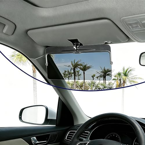 Car Sun Visor with Polarized Glare Protection, Universal Car Sun Visor Extender(1 Pcs)