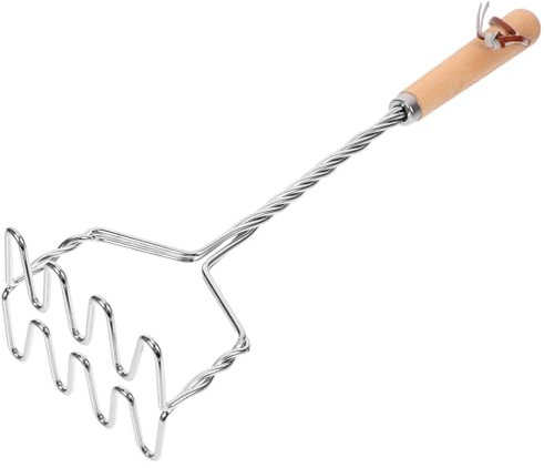 WEKADRIN Schiacciapatate Manuale in Acciaio Per Cucina Utensile Per Schiacciare Patate e Verdure Facile Pulizia e Design Ergonomico
