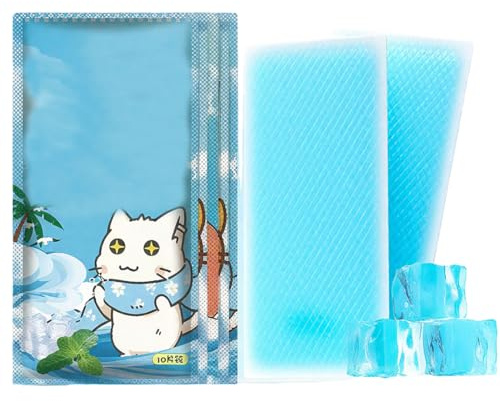 Tomedeks 30 Sheets Cooling Gel Pads, Cooling Patches for Kids, Cooling Pads for Body