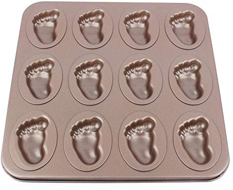 Pssopp Stampo per Torta, Telaio Sicuro e Durevole, Facile da Te, Fai -da -Te con Famiglia per Oro in Acciaio Al Carbonio per il Forno Domestico