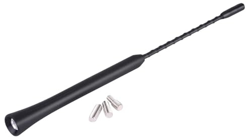 Antena de Coche Antena de Radio FM Universal de 9 Pulgadas para Coche, antirruido y con Tornillos Antena automotriz