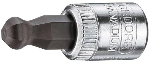 GEDORE IN20K6 20 K 6 Schraubendrehereinsatz 1/4' Kugelkopf Innen-6-kant 6 mm