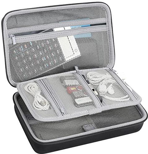co2CREA Hard EVA Carrying Travel Case Replacement for Powerbank HDD/Electronics/Accessories Extra Large (10.27“x”6.5x3.2 inch)