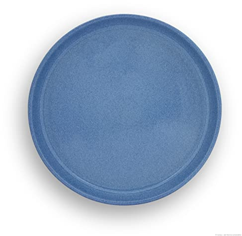 K&K Keramik Soucoupe ronde résistante aux intempéries - Diamètre extérieur : 36 cm - Diamètre intérieur : 32 cm - Robuste - Paroi épaisse - Pour pot de fleurs, jardinières et bains à oiseaux - Couleur