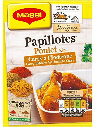 NESTLE MAGGI - Papillote Poulet Curry 30G - Lot De 2 - meilleure offre