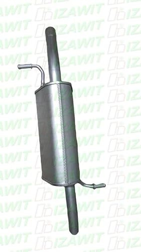 IZAWIT 28.160 Endschalldämpfer Hinten 173087