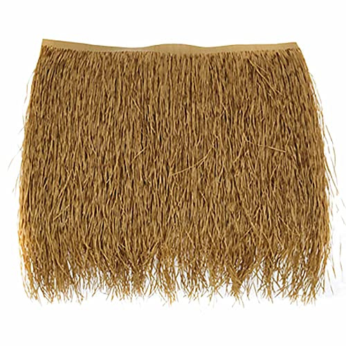 HLILY Paglia Tetto di Palma, Sintetico Paglia Palma Flogie di Palma Naturali per Tetto, per Giardino Tiki Bar Giardino di Legno delle Hawaii(Size:20pcs,Color:Giallo A)