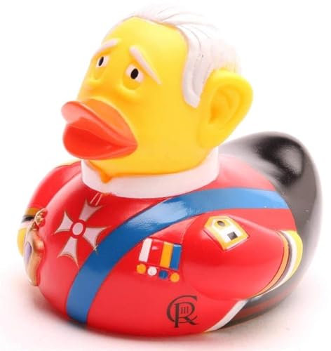 Canard de bain King Charles I Canard de bain palais Buckingham I L : 10 cm I Roi Angleterre I Cadeau